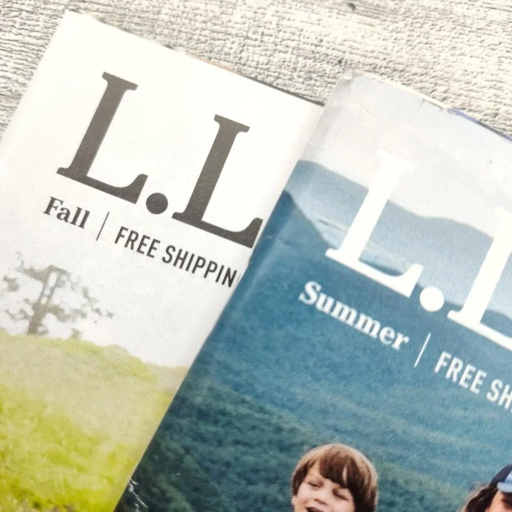 LL‎ Bean Catalog Lot 2023 Summer Fall Lookbooks Back Issues Set of 2 Reference